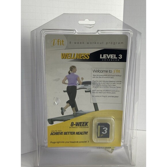 IFit Advanced Wellness Treadmill Level 3 SD Card Workout Program Treadmill Disc - Picture 2 of 6